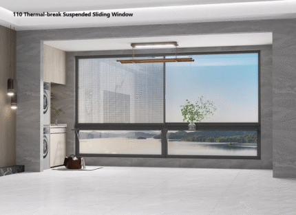 110 Series Broken Bridge Floating Sliding Window